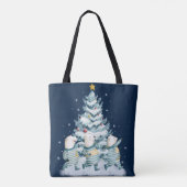 Niedliche Aquarellbären Tasche (Rückseite)
