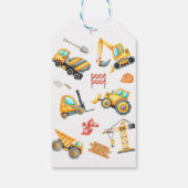 Niedliche Aquarellbauweise Geburtstag Geschenkanhänger (Rückseite)