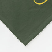 Niedliche Aquarellbiene mit fröhlichem Lächeln Fleecedecke (Ecke)