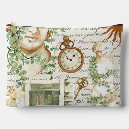 Niedliche Aquarellbilder im Hintergrund Zubehörtasche