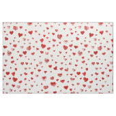 Niedliche Aquarellbilder mit roten Herzen Stoff (Fat Quarter (45,7 x 55,9 cm))