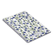 Niedliche Aquarellblumen Mit Monogramm Notizblock (Rechte Seite)