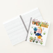 Niedliche Aquarellblumen Notizblock (Innenseite)