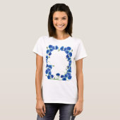 Niedliche Aquarellblumen T-Shirt (Vorne ganz)