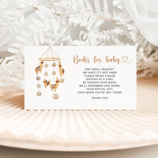 Niedliche Aquarellbücher Begleitkarte