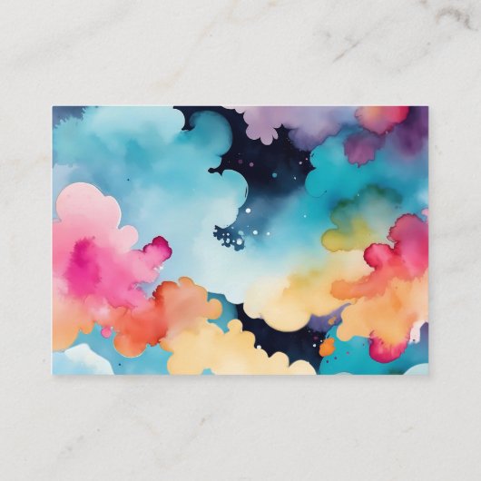 Niedliche Aquarellbücher Lama Mama Mexicaner Büche Begleitkarte (Rückseite)