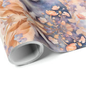 Niedliche Aquarelldarstellung Geschenkpapier (Rolleneckpunkt)