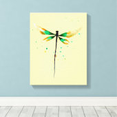 Niedliche Aquarelldarstellung Leinwanddruck (Insitu (Holzboden))