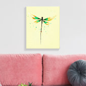 Niedliche Aquarelldarstellung Leinwanddruck (Insitu (Wohnzimmer))