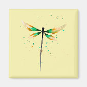 Niedliche Aquarelldarstellung Magnet (Vorne)