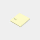 Niedliche Aquarelldarstellung Post-it Klebezettel (angewinkelt)