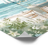 niedliche Aquarelldarstellung Poster (Ecke)