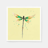 Niedliche Aquarelldarstellung Serviette (Vorderseite)