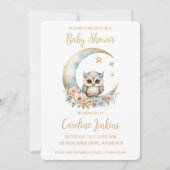 Niedliche Aquarelldusche Einladung (Vorderseite)