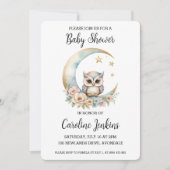 Niedliche Aquarelldusche Einladung (Vorderseite)