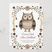 Niedliche Aquarellfarbe Ankündigung (Vorne/Hinten)