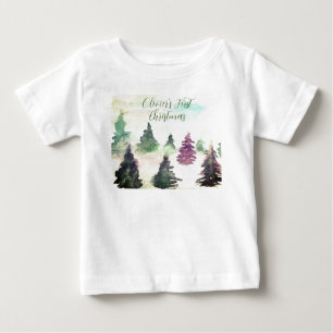 Niedliche Aquarellfarbe Baby T-shirt