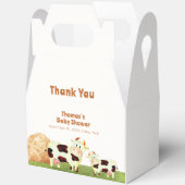 Niedliche Aquarellfarbe Kinderzüchterdusche Geschenkschachtel (Offen)