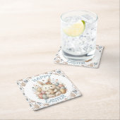 Niedliche Aquarellfarbe Rechteckiger Pappuntersetzer (Vor Ort)