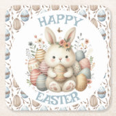 Niedliche Aquarellfarbe Rechteckiger Pappuntersetzer (Vorderseite)