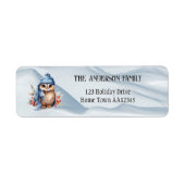 Niedliche Aquarellfarbe Weihnachtsrückgabe (Vorne)