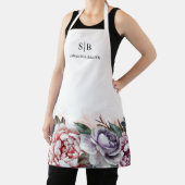 Niedliche Aquarellfarben Blume Kochen Koch Bäcker Schürze (InSitu)