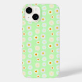 Niedliche Aquarellfarben Daisy Pattern Grün Case-Mate iPhone Hülle (Rückseite)