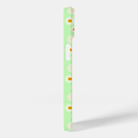 Niedliche Aquarellfarben Daisy Pattern Grün Case-Mate iPhone Hülle (Rückseite / Rechts)