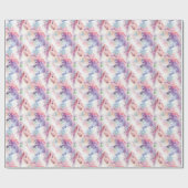 Niedliche Aquarellfarben - Geschenkpapier (Flach)