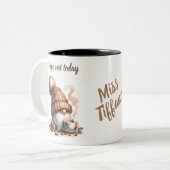 Niedliche Aquarellfarben-Kaffee-Tasse Zweifarbige Tasse (Vorderseite Links)