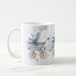 Niedliche Aquarellfarben, klassische Babytrappe Bl Kaffeetasse