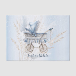 Niedliche Aquarellfarben, klassische Babytrappe Bl Seidenpapier