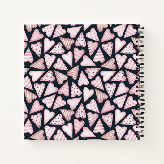 Niedliche Aquarellfarben-Spitz stark kalligrafiere Notizblock (Rückseite)