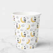 Niedliche Aquarellfischerei Panda Muster Geburtsta Pappbecher (Rechts)