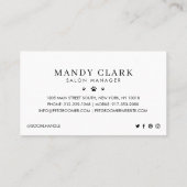 Niedliche Aquarellhunde Pflege von Haustieren Visitenkarte (Rückseite)