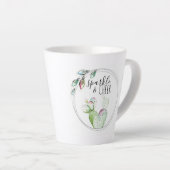 Niedliche Aquarellkaktus Tasse Geheimnisvolle Auss (Rechte Ecke)