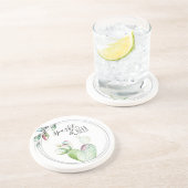 Niedliche Aquarellkaktus Weihnachten Getränkeuntersetzer (Seite)