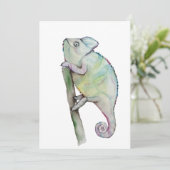 Niedliche Aquarellkammer Einladung (Stehend Vorderseite)