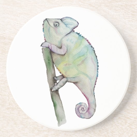 Niedliche Aquarellkammer Getränkeuntersetzer (Vorne)