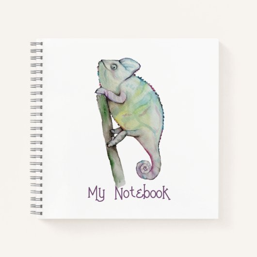 Niedliche Aquarellkammer Notizblock (Vorderseite)