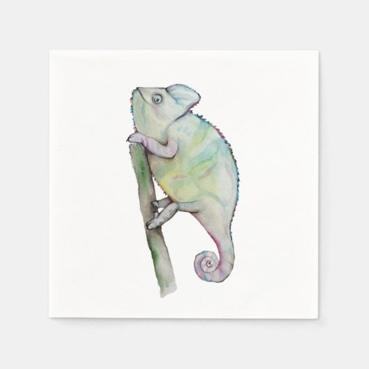 Niedliche Aquarellkammer Serviette (Vorderseite)