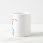 Niedliche Aquarellkatzen am Valentinstag Verwandlungstasse (Mittel)