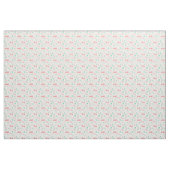 Niedliche Aquarellkirschen auf cremefarbenem Hinte Stoff (Yard (91,4 cm))