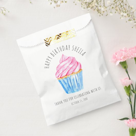 niedliche Aquarellkuchen Pink süß eissüß Geschenktütchen (Versiegelt)