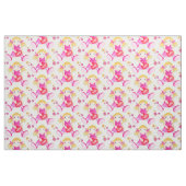 Niedliche Aquarellkunstpuppe Stoff (Fat Quarter (45,7 x 55,9 cm))