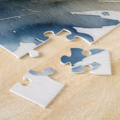 Niedliche Aquarellmalerei einer Hochlandkuh Puzzle (Seite)