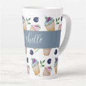 Niedliche Aquarellmalerei Milchtasse (Rechte Ecke)