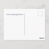 Niedliche Aquarellmeldung Ostern Postkarte (Rückseite)