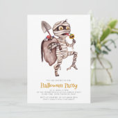 Niedliche Aquarellmuschel Einladung (Stehend Vorderseite)