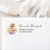 Niedliche Aquarellmütter (Insitu)